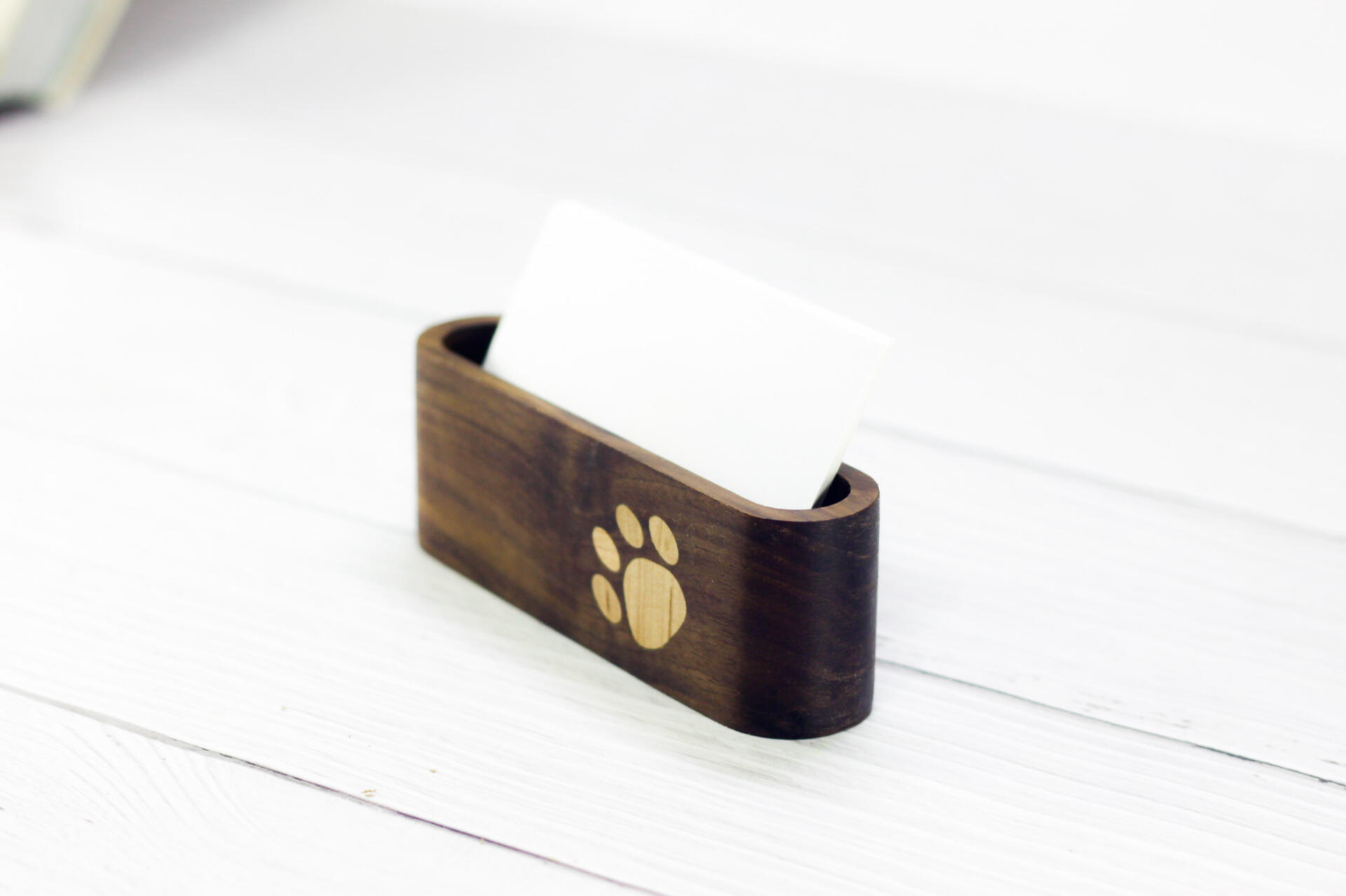 Cat's Paw Business Card Holder